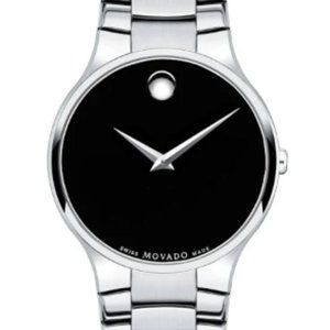 Movado 20.1.14.1092 Stainless Steel Bracelet Watch for Men - Black/Silver